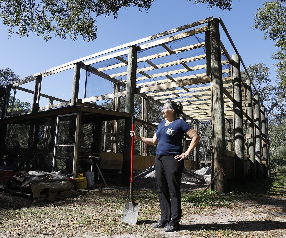 Wildlife Center of Southwest Florida Executive Director Pamela DeFouw says many of the new spaces at the Venice facility are designed with animals’ natural habitats in mind.